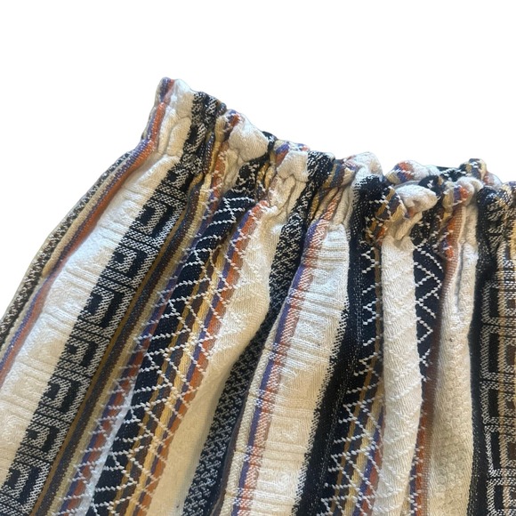 Girls 8Y Mini A Ture Copenhagen Shirley Skirt Cream Stripe Mini Cotton Cotton - Picture 2 of 6